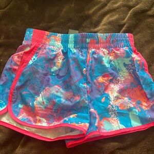 Champion Red and Blue Athletic Shorts